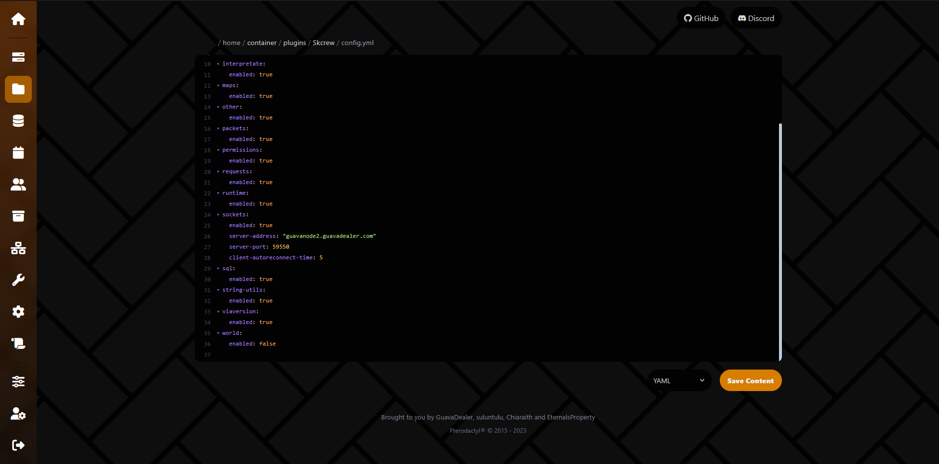 Final Back-end Server Configuration